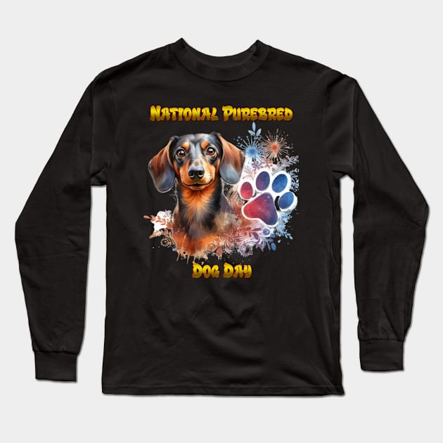 Dachshund Connection: A Pawesome Bond Long Sleeve T-Shirt by coollooks